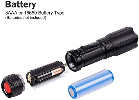 BESTSUN LED Torch with Red Green White Blue Light, 4 Color in 1 Multiple Colors Outdoor Flashlight Road Signal Torch for Night Vision, Astronomy, Hiking, Fishing, Camping