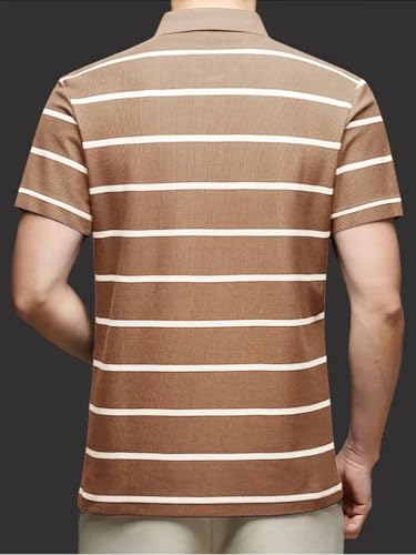 Image of TAGAS Men's Short Sleeve Polo Shirt, Button Up Collar | T-Shirt for Mens | Casual T Shirt for Men | (MT-7)