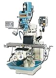 Baileigh VM-949-3 Vertical Milling Machine, 3-Phase 220V, 3hp Motor, 0-4200 rpm Spindle Speed