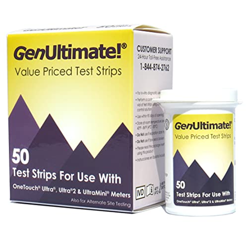GenUltimate! Value Priced Test Strips, 2 Boxes of 50