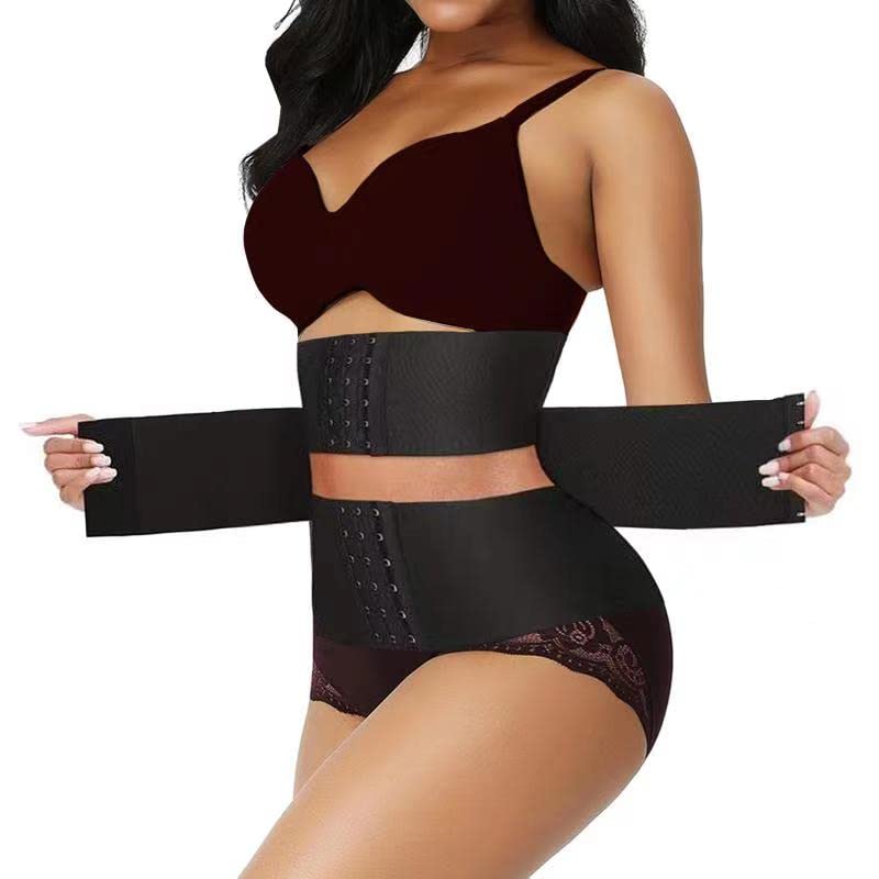 Waist Trainer For Women Under Clothes Underbust Segmented Corsets Cincher Slim Seamless Hourglass Shapewear XXL/3XL Black