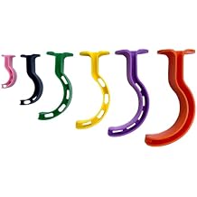 Kemp USA Berman Oral Airway 6 Piece OPA Kit Color Coded Dual Channel Polyethylene Disposable Single Patient Use Reinforced Bite Block Emergency Airway Management Set