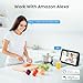 AMOROM Indoor Security Camera 360° with Pan/Tilt, Pet Dog Baby Monitor, 1080P HD Night Vision, Motion Detection, 2-Way Talk, Alexa & Google Home Compatible (2.4GHz WiFi)
