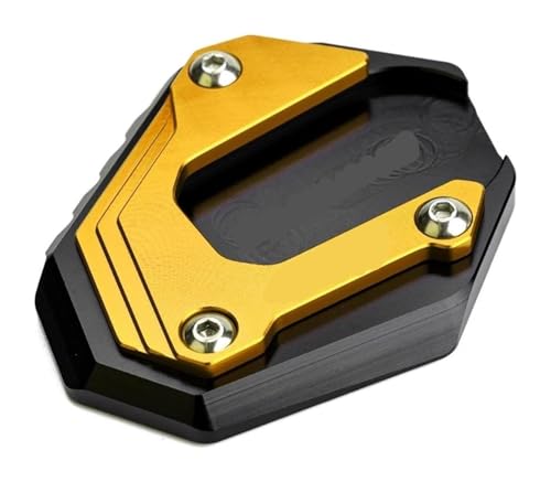 Extension de béquille latérale BMW F850GS en aluminium usiné CNC couleur or
