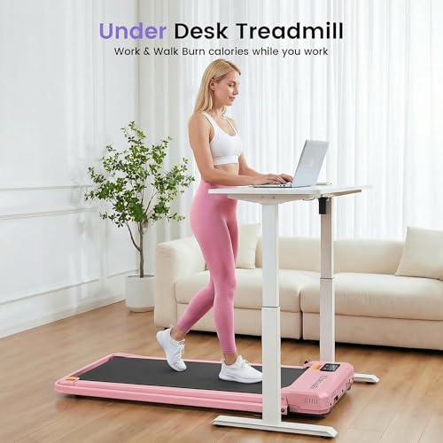 Image of ANCHEER Walking Pad Treadmill with Incline - Under Desk Treadmill, 3.5HP Portable Foldable Treadmills for Home Small Spaces, Office, Compact Running Machine with LED Display