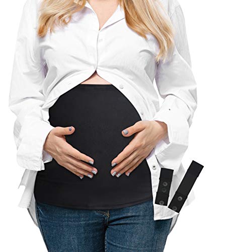 M Like Mama Women's Maternity Fit Bamboo Belly Bands and Waist Extenders
