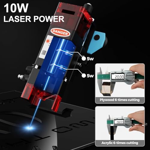 Graveur laser TTS-10 Pro pour marquer l'acier inoxydable