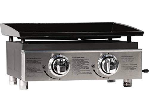 Plancha Presto 2 - 2 Quemadores - 5Kw - Gris En Oferta Habitatetjardin Plancha Presto 2-2 Quemadores - 5Kw - Gris
