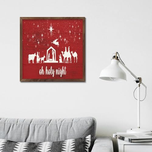 Décoration primitive maison avec plaque murale rétro bois Merry Christmas