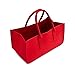 Produktbild Filztasche rot Kaminholztasche Filzkorb Kaminholztasche Kaminholzkorb Korb Filz Zeitungsständer Zeitungskorb