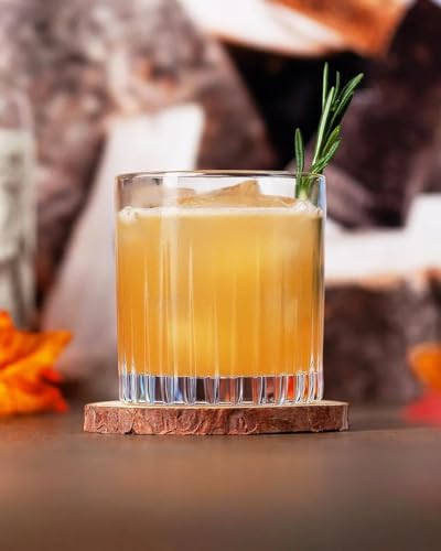 Image of Premium 280 ML Water & Juice Drinking Glasses Set of 6 Vintage Glassware Set for Juice, Cocktail, Mocktail,Whisky All Beverages Everyday Uses for Gift (6, MT-34)