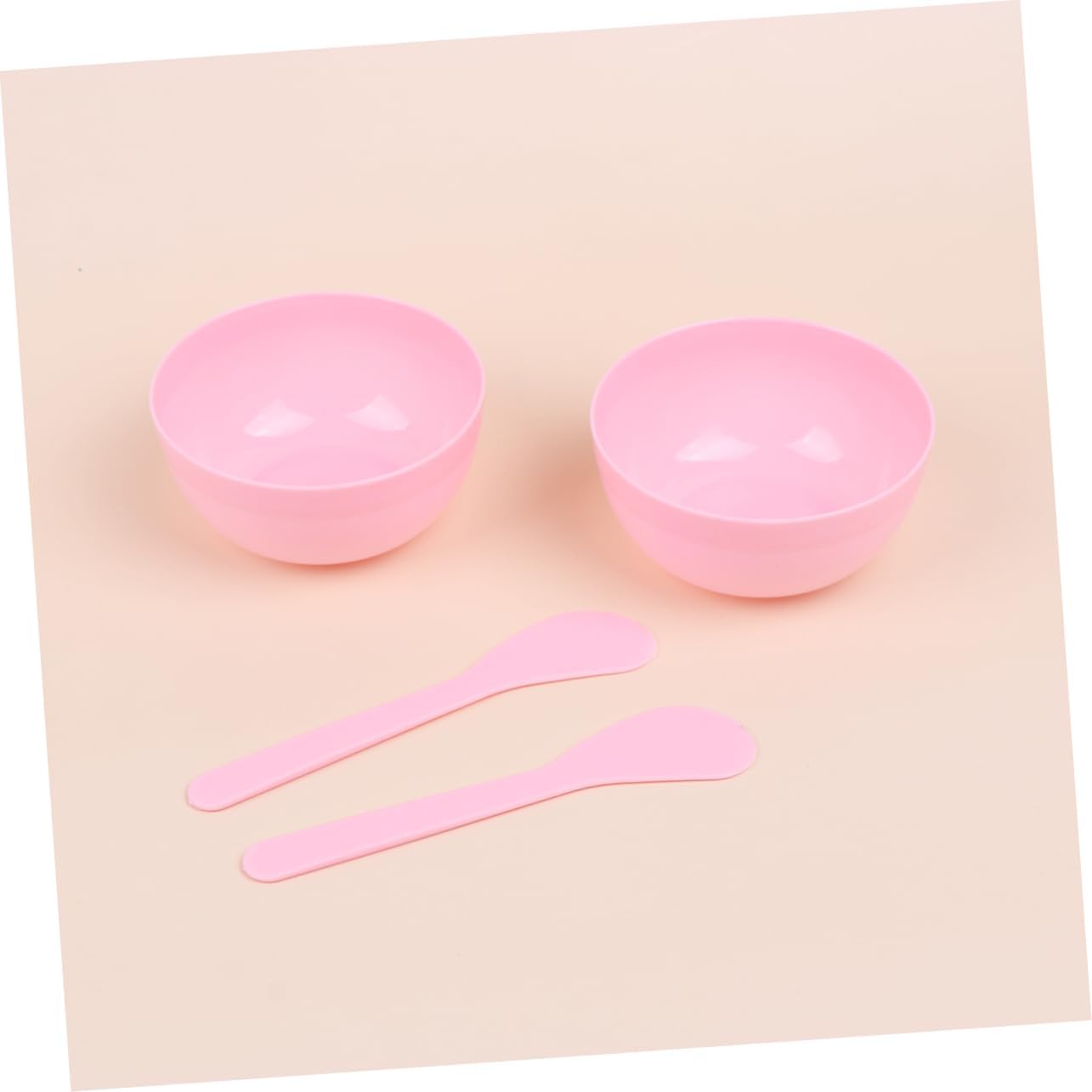 TEHAUX 20pcs Crystal Mud Mixing Bowls Plastic Containers for Crafts Includes Spoons Space-saving Washable Reusable for Boy Girl Art Projects and Crafting image 5
