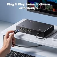 UGREEN 2.5G LAN Switch mit 5X 2.5G Ports, Unmanaged Netzwerk Switch – Ansicht 5