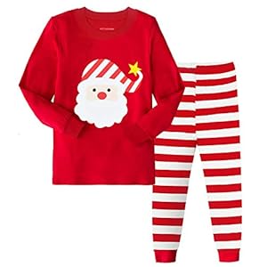 HYCLES Christmas Pyjamas Set for Kids 2-12 Years – Xmas Pjs Girls Christmas Pajamas Boys Pyjamas Cotton