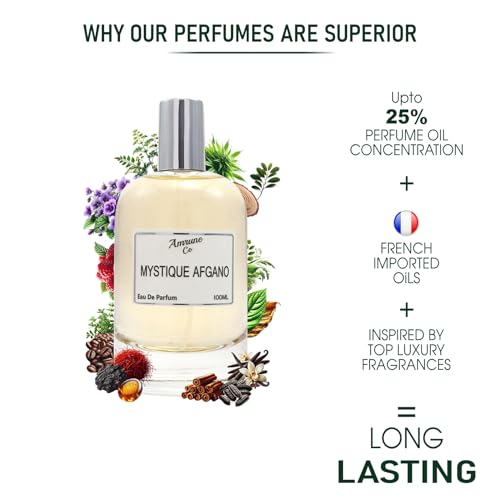 Image of Mystique Afgano | Luxury Man Eau De Parfum | Amber Woody Oud | Afgano Perfume for Men | Strong & Long Lasting Fragrance | Luxury Gift for Man | 100 ml