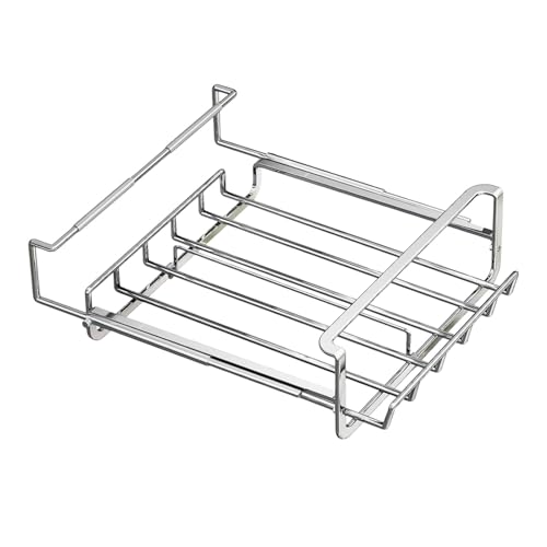 zwxqe Estante de almacenamiento para refrigerador, organizador de bebidas para refrigerador, organizador automático de latas, estante de almacenamiento de latas de soda, soporte de latas de acero