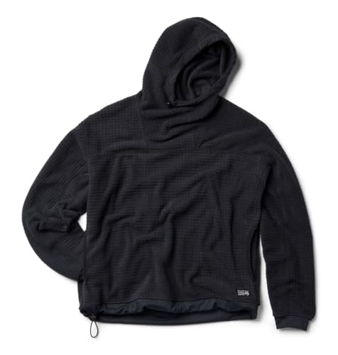 Mountain Hardwear Men's Summit Grid Big Grid Hoody, Black, Medium
