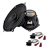 Harmony Audio R68 Compatible with Ford F 150 2009-2014 Speaker Replacement Front and Rear Car Audio Kit Bundle with Harness