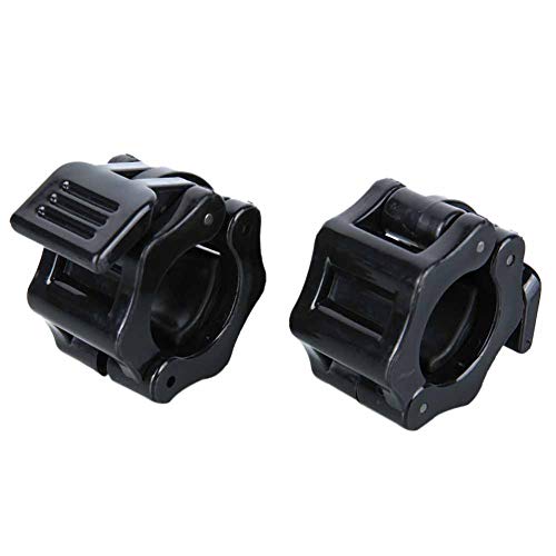 BOSIXTY Barbell Collars, Quick Release Non-Slip Barbell Clamp Collars for 1-Inch or 2-Inch