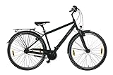 PEGASUS Avanti 7 28 Zoll Herrenfahrrad Trekking Citybike 2022, Farbe:schwarz, Rahmenhöhe:60 cm
