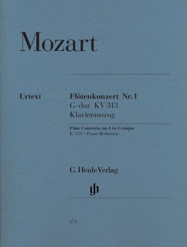 HENLE VERLAG MOZART W.A. - CONCERTO PER FLUTE AND ORCHESTRA G MAJOR KV 313 - Note classiche