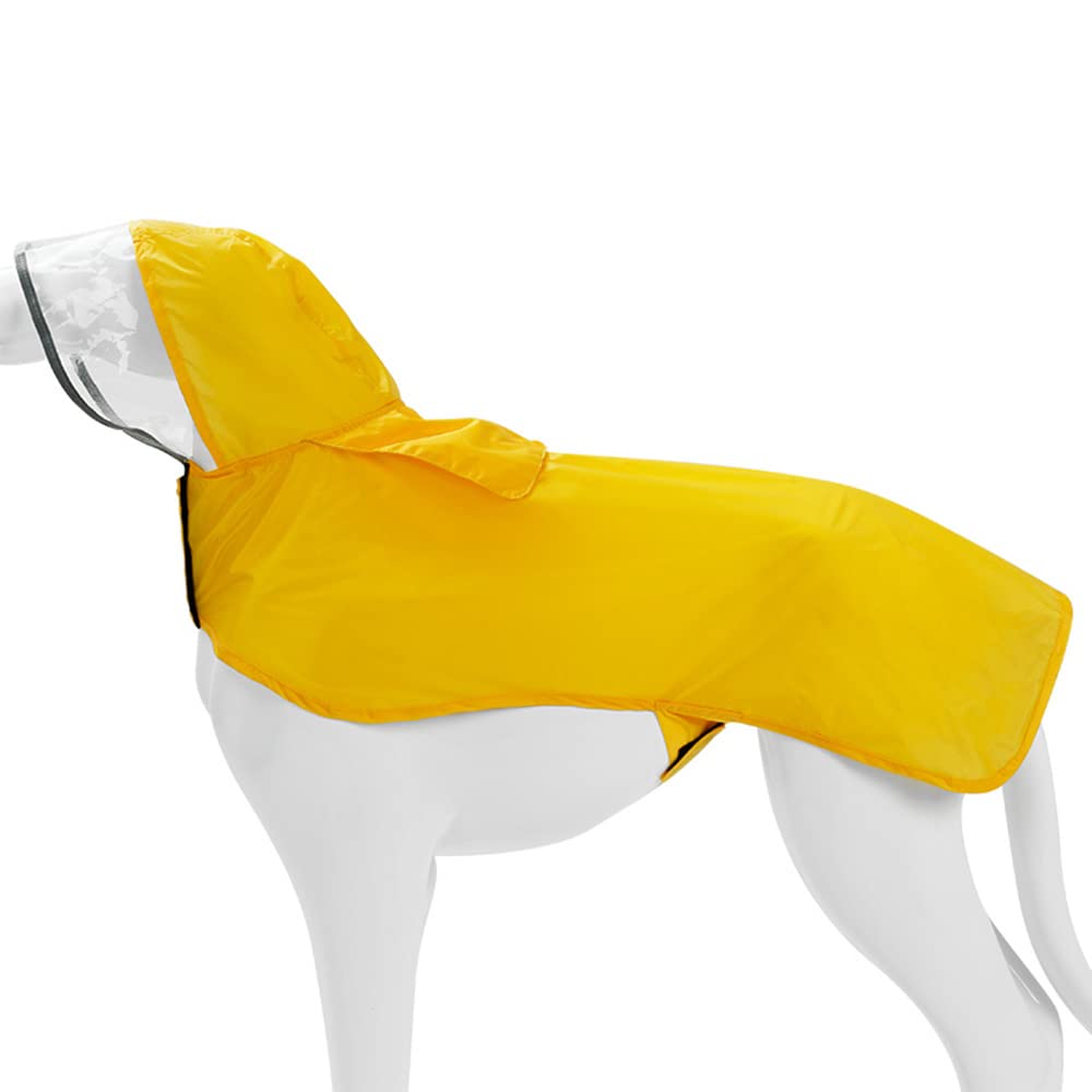 Chubasquero impermeable de nailon con capucha para perros pequeños y grandes