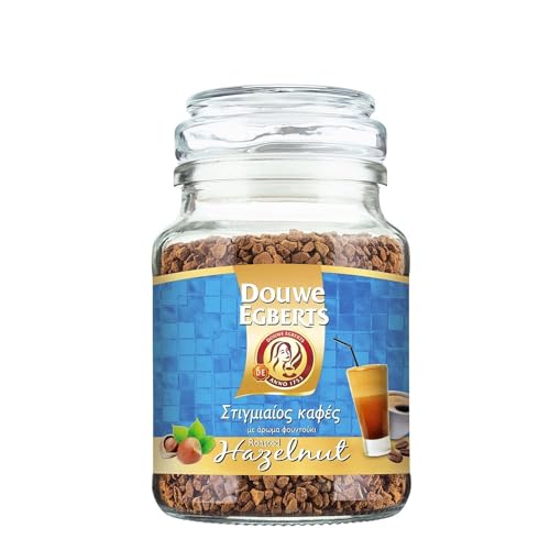 Douwe Egberts Café instantáneo con sabor a avellana tostada, 1 paquete de 95 g