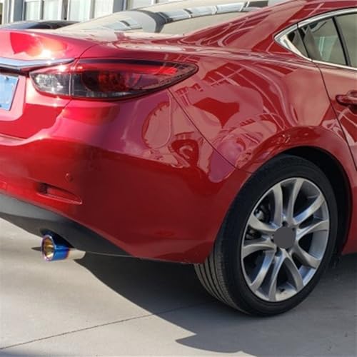 Accesorios de escape de acero pulido para Mazda 6, CX-5 y Mazda 3 3
