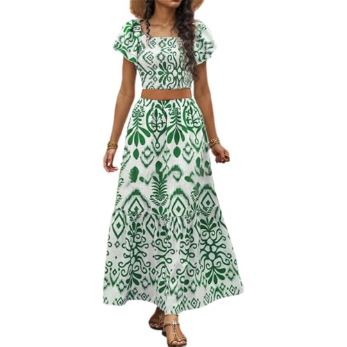 Ensemble robe longue bohème fleurie idéal pour vos balades estivales et soirées en terrasse