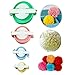 Pompom Maker, EFly 4 Pcs Different Sizes Pom-pom Maker Fluff Ball Weaver Needle Craft DIY Wool Knitting Craft Tool Set for Kids and Adult