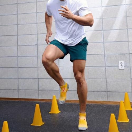 Image of Sockscarving Feel The Comfort Ankle Socks For Men Cotton, Gym Socks For Men WorkOut Breathable Low Cut Sports Socks With Heel Tab, Moisture Wicking, Pull On & Stretchable Free Size
