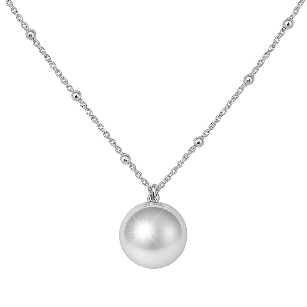Chiama Angeli Bracciale Per Gravidanza Con Campanellino – Gioiello Premaman In Acciaio Inox – Ispirato Alla Bola Messicana