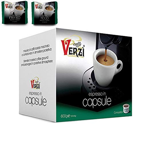 Capsule Caffè Verzì Aroma Intenso Compatibili Unosystem Conf. Da 100 Pz