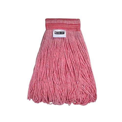 Mop Head Replacement,Mop Heads Commercial,Cleaning Mop Heavy Duty Cotton Looped End String,Wet Industrial Cleaning Mop Head Refill,Reusable Washable Mops for Floor Cleaning Machine Washable