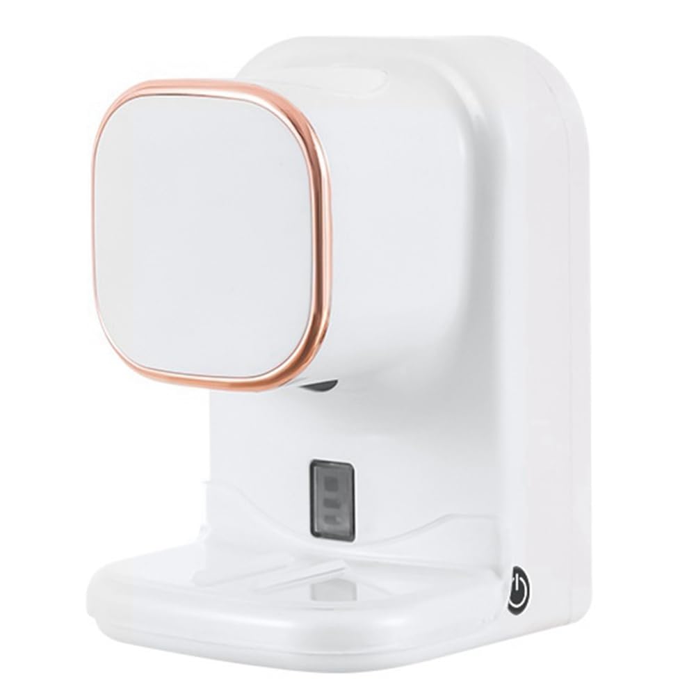 CTRLZS Electric Toothpaste Dispenser, Sensor Automatic Toothpaste Squeezer, Wall-Mounted Bathroom Toothpaste Pump Easy to Use White