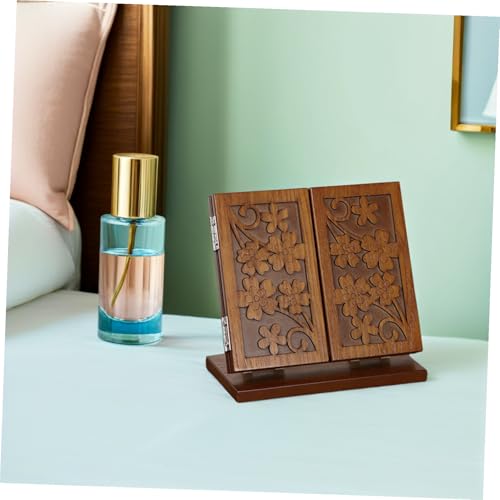 Espejo de maquillaje plegable y elegante para organizar tu tocador con un toque vintage único 6