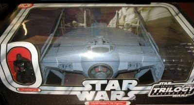 STAR WARS THE ORIGINAL TRILOGY COLLECTION DARTH VADERS TIE FIGHTER WITH DARTH VADER FIGURE.