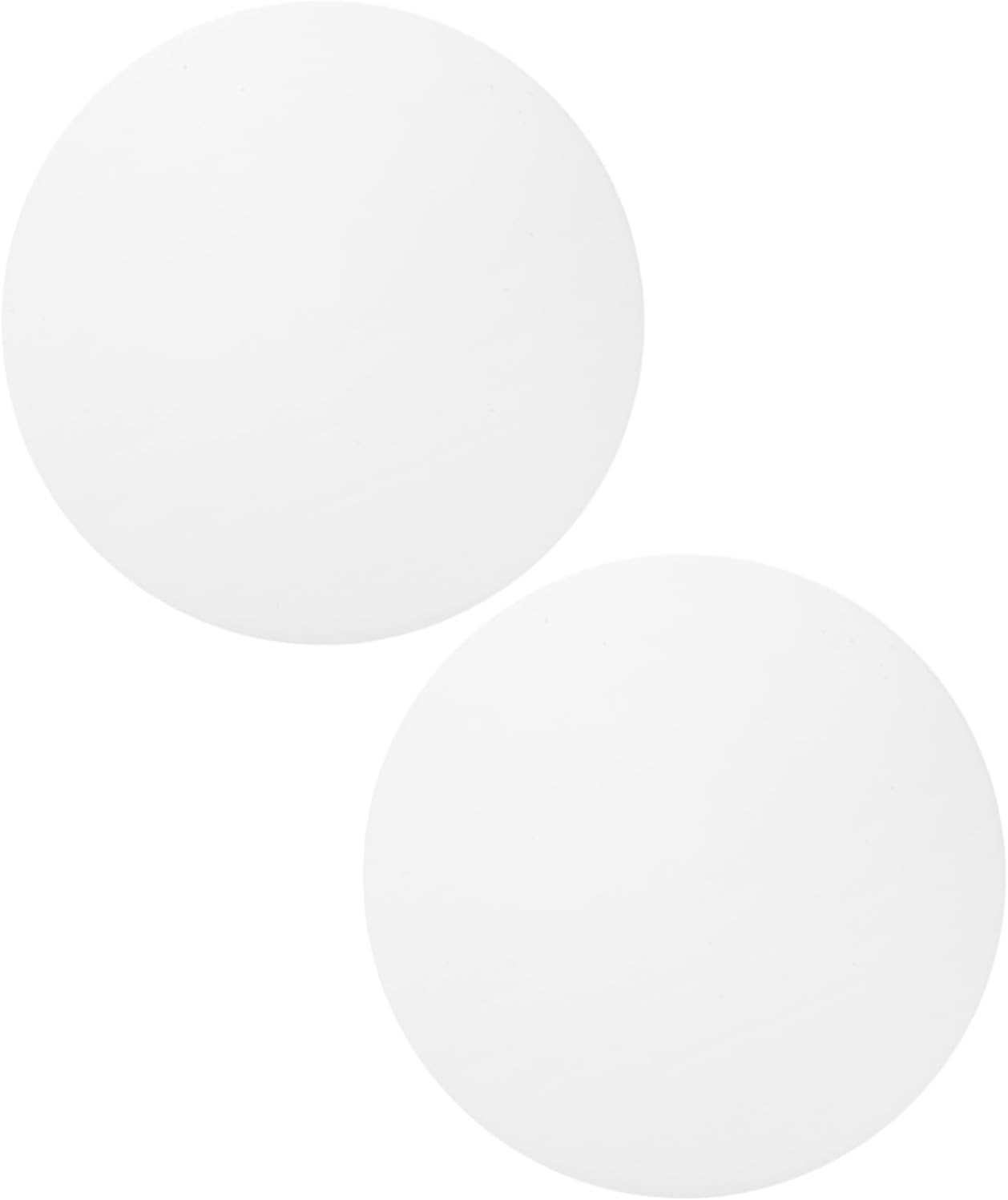 2pcs round Lampshade Diffuser Sheets 39.5cm Diameter 1mm Thick White Acrylic Pendant and Desk Lamp Shade Diffusers for Eye Protection and Ceiling Lighting