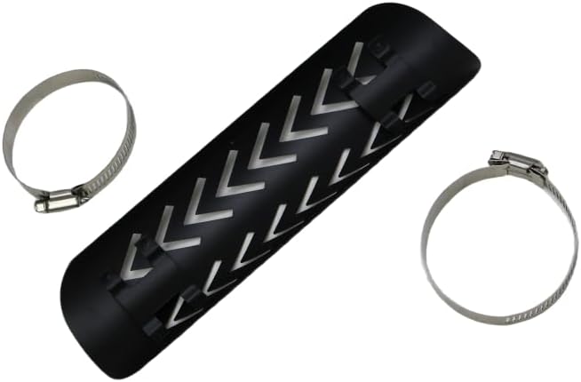 Motorcycle Black CurveExhaust Heat Shield for Suzuki Yamaha Harley Kawasaki Honda