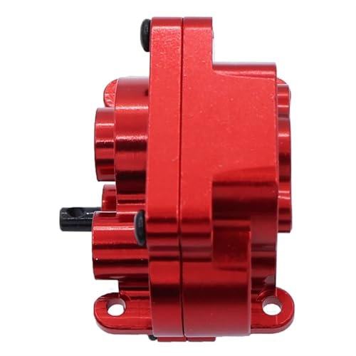 XAQRYQO RC Transmisión para Traxxas para TRX4M Conjunto De Caja Cambios Metal Transmisión con Engranajes Internos 1/18 RC Crawler Car Piezas Actualización(Red) - imagen 4