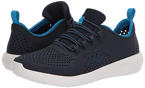 Sandália Crocs LiteRide Infantil Unissex Navy/White 37