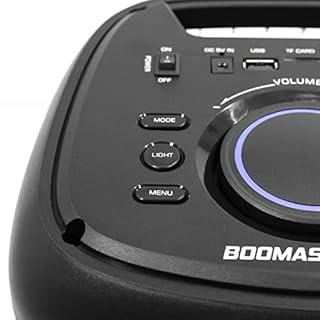 BoomTone DJ Boomaster 300 Enceinte Bluetooth Lumineuse LED Portable puissante 250W, Enceinte Karaoke, Bluetooth sans Fil, TWS, Rechargeable USB, Tuner, Lecteur USB/Carte SD. Télécommande fournie