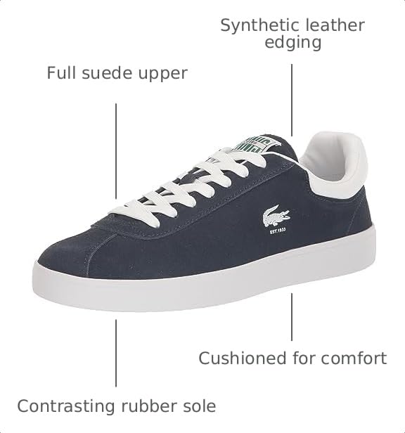 Image of Lacoste Men's Baseshot Translucent Sole Sneakers