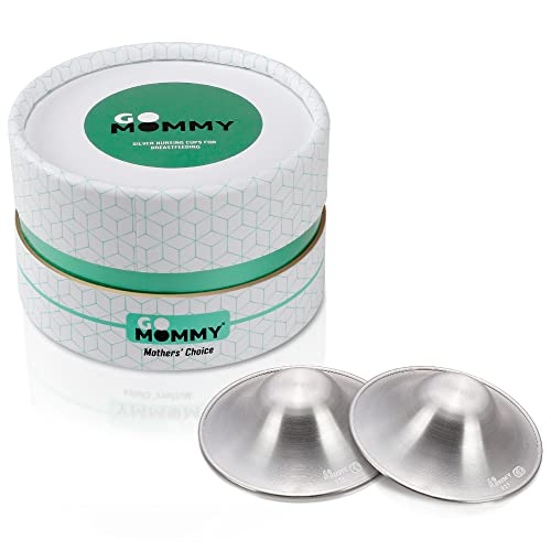 Image of The Original Silver Nursing Cups, Nipple Shields for Nursing Newborn, Nipple Protector for Breastfeeding, Nipple Covers Breastfeeding, No Need Nipple Cream, Newborn Essentials Must Haves
