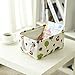 TcaFmac Small Basket,Fabric Storage Basket for Gifts Empty,Basket for Organizing,Decorative Basket,Small Storage Basket, Basket for Storage,Canvas Storage Basket,Dog Toy Basket 12 x 8 x 5 inch