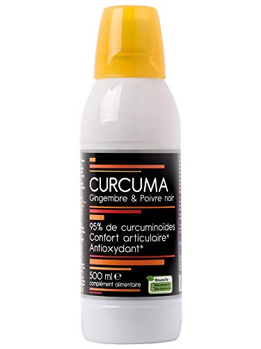 CURCUMA, GINGEMBRE, POIVRE NOIR - 500 ml