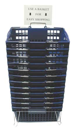 Hand Basket, Blue, 18 1/4 x 12 1/4, PK12
