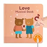 Cali's Books Music Books for Toddlers 1-3 Years Old - Toddler Valentines Day Book for Kids, Valentine Baby Sound Book for Girls, Musical Song Toy for 1 Year Old, Singing Toys for 2 Year Olds