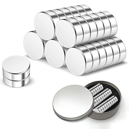 Homcosy Strong Neodymium Magnets, 30 Pack Powerful Permanent Rare Earth Magnets For Fridge, Diy, Scientific, Craft And Office Magnets (15X2.7Mm) #TOP20