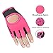 Clobeau Biking Gloves Kids Boys Girls Cycling Exercise Half Finger Fingerless Gloves Child Motor Bike Riding Anti-Slip Weight Lifting Bikes Workout Climbing Bicycle Glove Gym Skate Glove